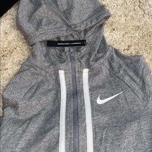 Nike zip up girl sweater